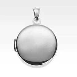 24 mm medaljonki hopeaa