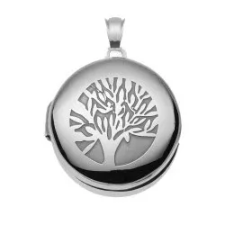 25 mm medaljonki hopeaa