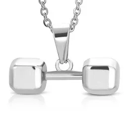 Pieni käsipaino riipus  teräs