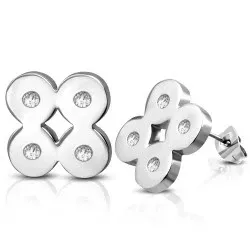 Neliskulmainen korvarenkaat  teräs