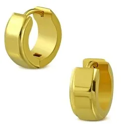 13 mm creole korvakorut  kullattu teräs