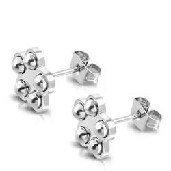 Kukka korvarenkaat  teräs