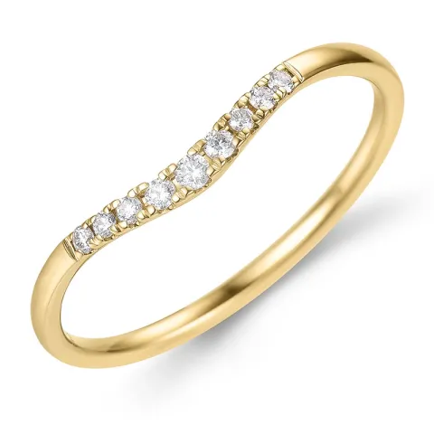 timantti sormus 9 karaatin kultaa 0,09 ct - Simple Diamonds