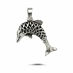 delfiini riipus  hopeaa