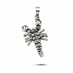 skorpioni riipus  hopeaa