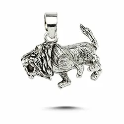 leijona riipus  hopeaa