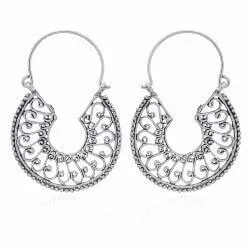 kuvio ear lines  hopeaa