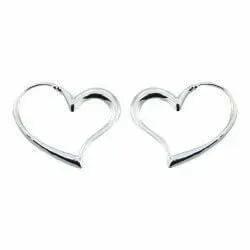 sydän rengas  hopeaa