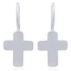 risti korvarenkaat  hopeaa