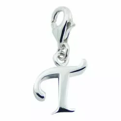 Charms korut: charm hopeaa kirjain T