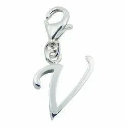 charm hopeaa kirjain V