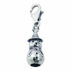 lumiukko charm hopeaa