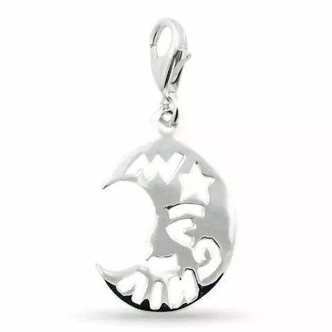 Abstrakti kuu charm  hopeaa 