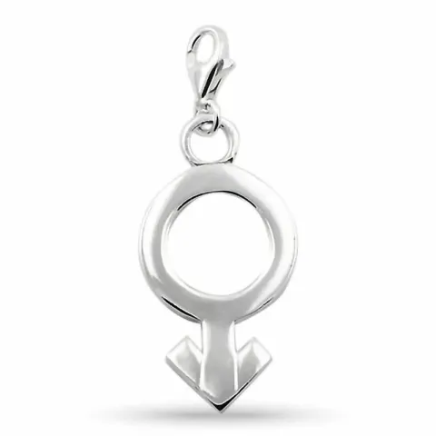 miehen merkki charm  hopeaa 