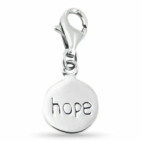 Pieni pyöreä charm  hopeaa 
