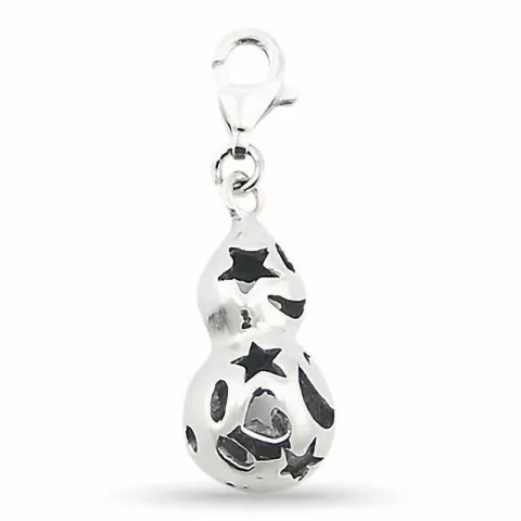 Abstrakti charm  hopeaa 