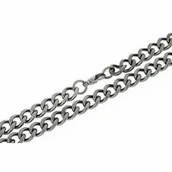 Hard Steel kaulaketju musta teräs