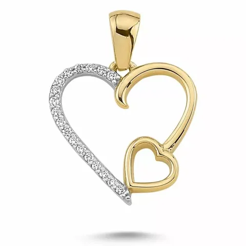 sydän riipus  8 karaatin kultaa