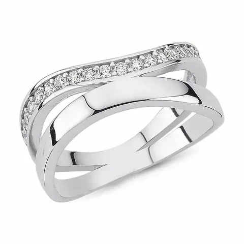 Tasapintainen sormus hopeaa