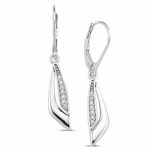 pitkät korvarenkaat  hopea