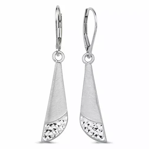 pitkät korvarenkaat  hopea