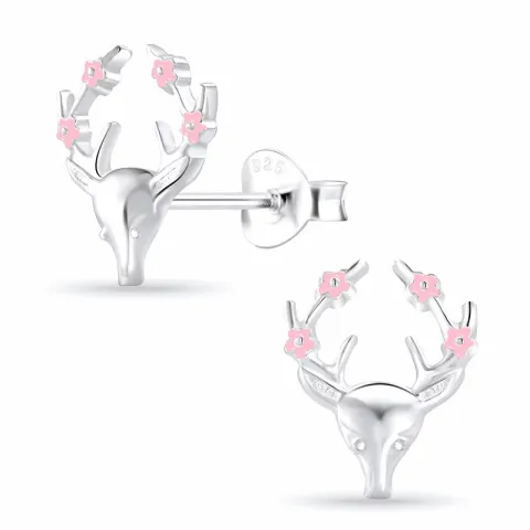 peura lasten korvakorut  hopea