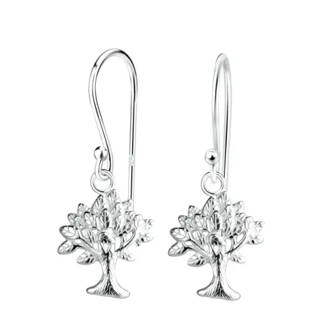 elämänpuu korvarenkaat  hopea - Little Ones