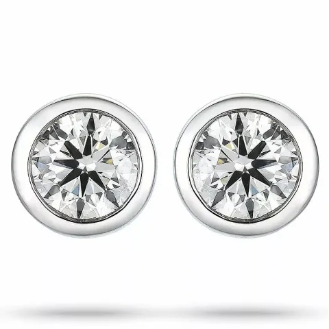 2 x 0,25 ct solitaire-nappikorvakorut 14 karaatin kultaa kanssa timantti