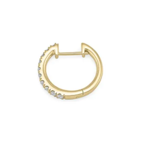 1/2 paria 15 mm timantti rengas 14 karaatin kultaa kanssa timantti 