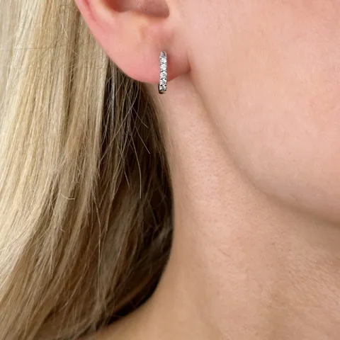 13 mm timantti rengas 14 karaatin valkokultaa kanssa timantti 