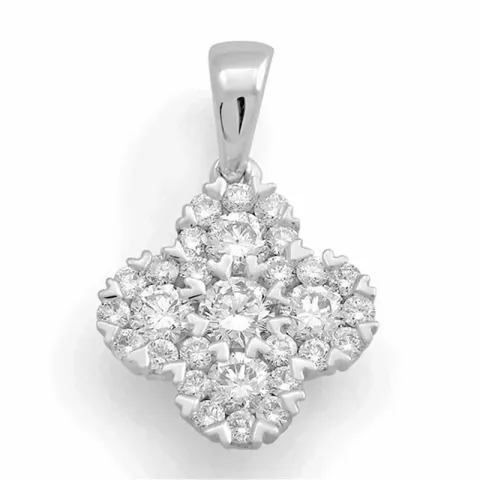 timanttiriipus 14 karaatti valkokultaa 0,64 ct
