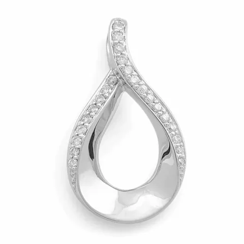 Suuri timanttiriipus 14 karaatti valkokultaa 0,34 ct