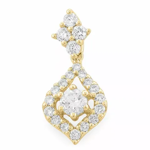 timanttiriipus 14 karaatti kultaa 0,51 ct