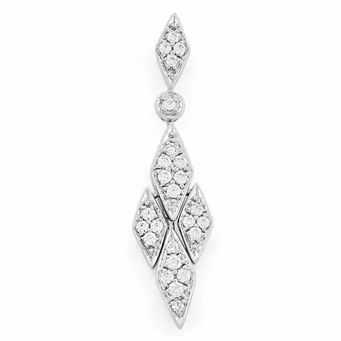 timanttiriipus 14 karaatti valkokultaa 0,37 ct