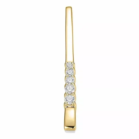 Timantti riipus 14 karaatti kultaa 0,256 ct