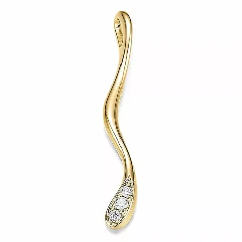 timantti riipus 14 karaatti kultaa 0,056 ct