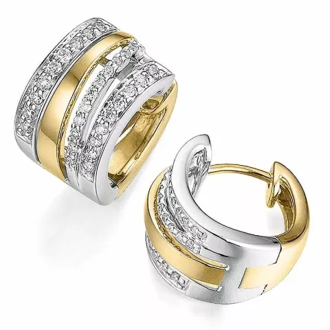 14 mm timantti rengas 14 karaatin kultaa ja valkokul kanssa timantti 