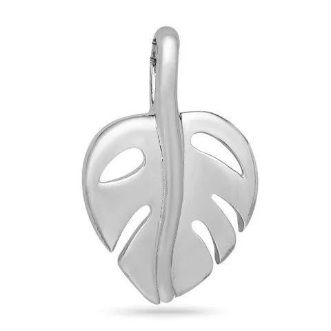 lehti riipus  hopeaa