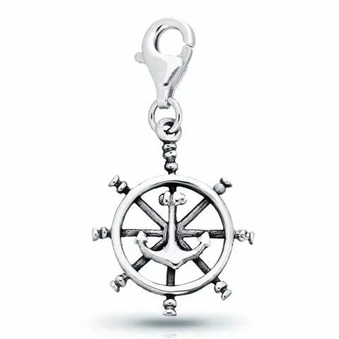 peräsin charms riipus hopeaa