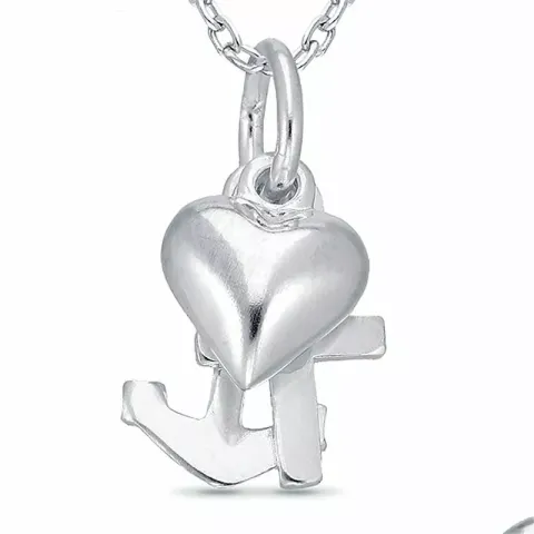 Usko-toivo-rakkaus riipus  hopeaa