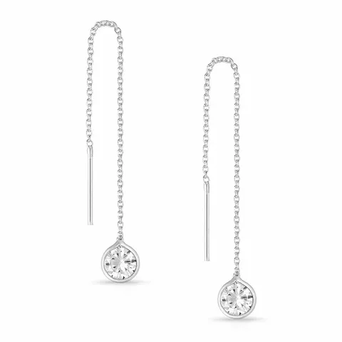 näytepakkaukset zirkoni korvarenkaat  hopea