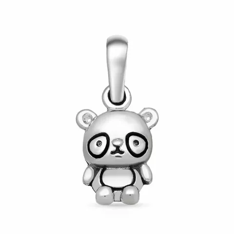 panda riipus hopeaa