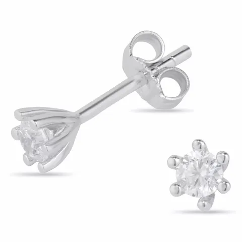 4-4,5 mm nappikorvakorut  hopea