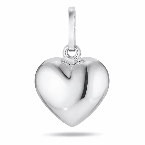 9 x 11 mm sydän riipus  hopeaa