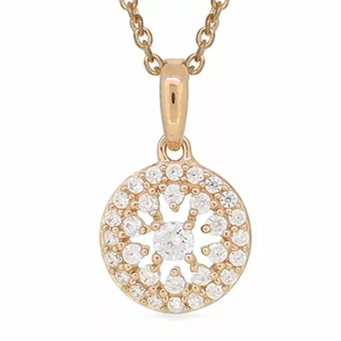 pyöreä riipus  kullattua hopeaa