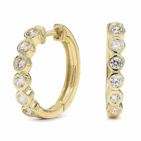 14 mm zirkoni rengas 9 karaatin kultaa kanssa zirkonia