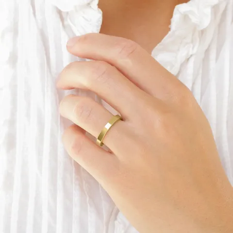 3 mm vihkisormusta 9 karaatin kultaa - setit