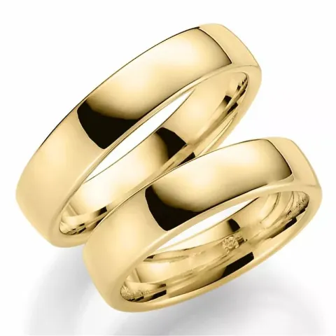 5 mm vihkisormusta 14 karaatin kultaa - setit