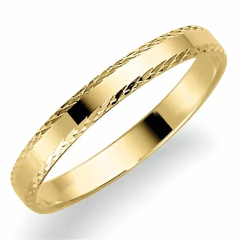 3 mm vihkisormus 9 karaatin kultaa