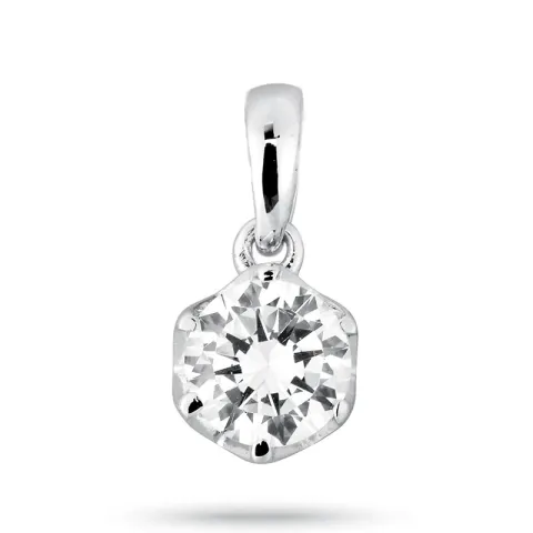 Pieni zirkoni riipus  hopeaa